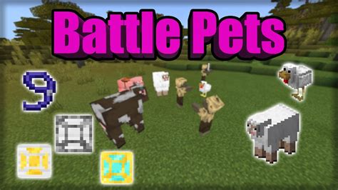 Battle Pets Addon (MCPE) Bedrock Edition Minecraft - YouTube