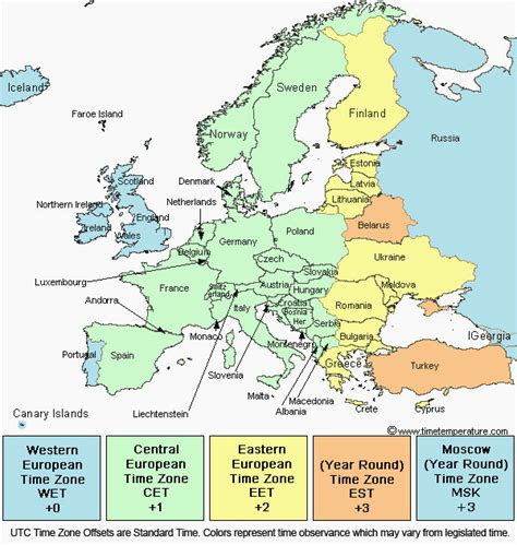 Europe Timezone Map Estonia Time Zone Map | secretmuseum