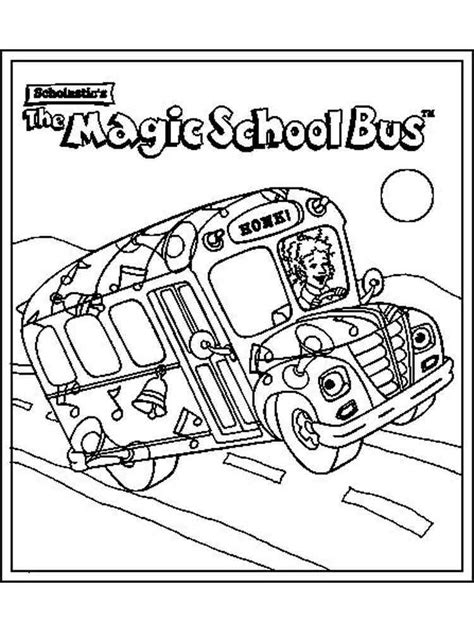 Magic School Bus coloring pages