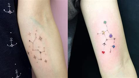 Pretty Constellation Tattoo Ideas