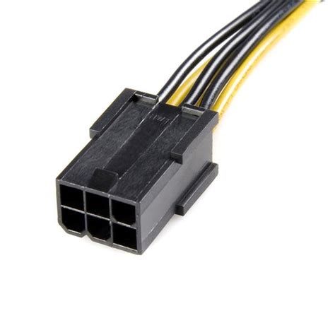 PCIe 6 pin to 8 pin Power Adapter Cable | PCIe Power Cables | StarTech.com