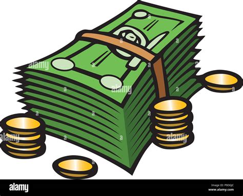 cartoon vector illustration of U.S. money Stock Vector Image & Art - Alamy