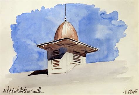 The Cupola of Art & Architecture South | Urban Sketchers