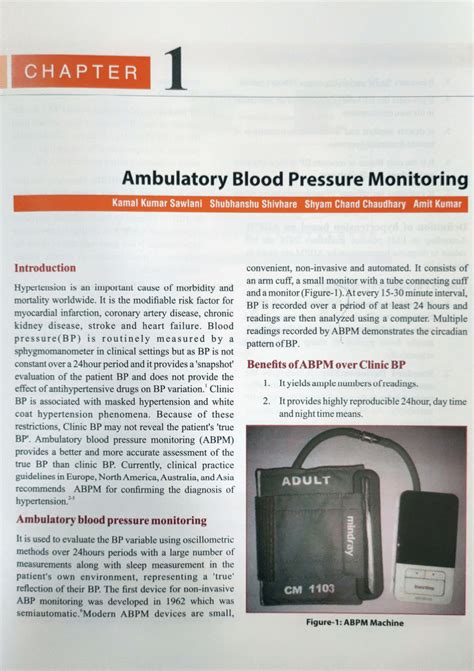 (PDF) AMBULATORY BLOOD PRESSURE MONITORING