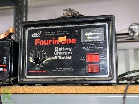 (2) Sears Car Battery Chargers - Roller Auctions