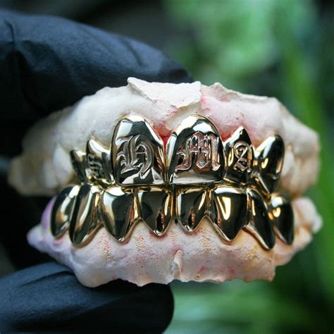 Custom Made Full Set Perm Cut Grillz Deep Cuts Permanent - Etsy