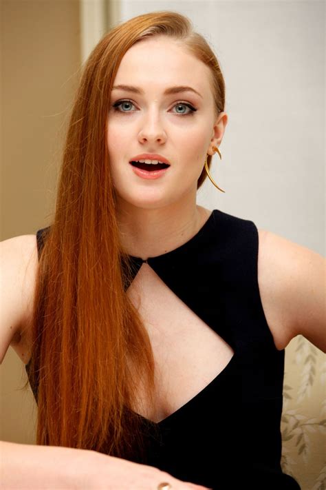 SOPHIE TURNER at Game of Thrones Season 5 Press Conference in Beverly Hills