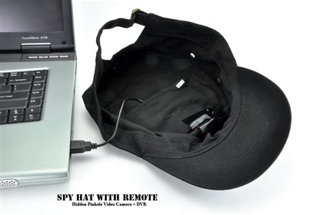 Spy Equipment Camera: Spy Hat With Remote - Hidden Pinhole Video Camera DVR