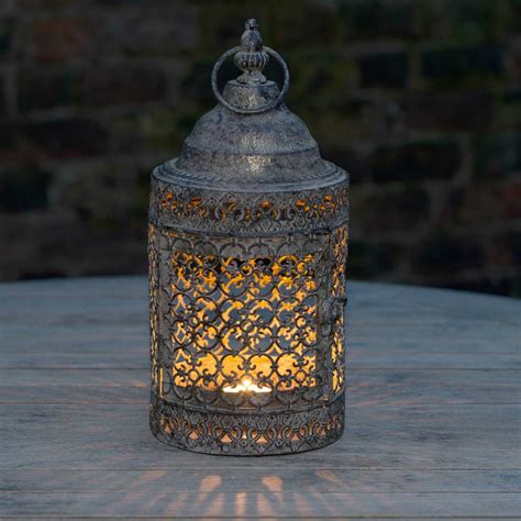 moroccan style lattice candle lantern by the flower studio ...