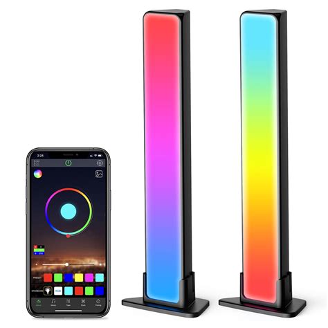 Buy Jizbuger Smart LED Light Bars, RGB Light Bars with 20 Scene Modes and Music Sync Modes ...