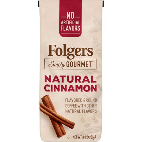 Buy Folgers Simply Gourmet Natural Cinnamon Flavored Ground Coffee, 10 Ounces Online at ...