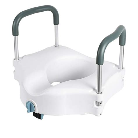 OasisSpace Medical Raised Toilet Seat- Portable Secure Elevated Riser ...