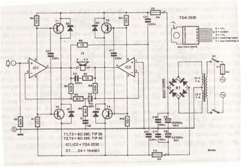 200W Hybrid Audio Amplifier Circuit