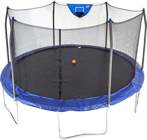 AMAZON: Skywalker Trampolines 15-Foot Jump N’ Dunk Trampoline with Enclosure Net - Basketball ...