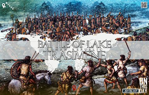 The #Battle of Lake #Trasimene was fought when a Carthaginian force under Hannibal ambushed a # ...