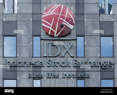 Indonesia Stock Exchange Building (Gedung Bursa Efek Indonesia) close ...