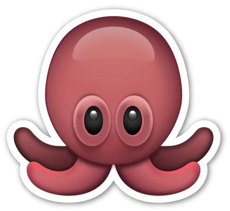 Octopus | Emoji, Emoji stickers, Octopus emoji