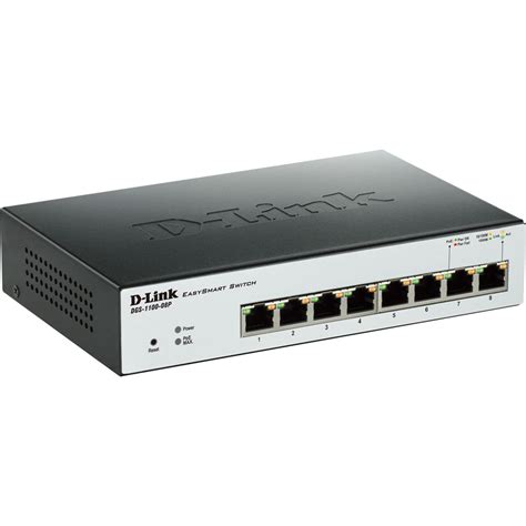 D-Link DGS-1100 Series EasySmart 8-Port Gigabit PoE DGS-1100-08P