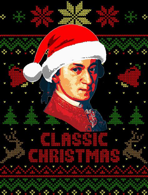 Mozart Classic Christmas Digital Art by Filip Schpindel