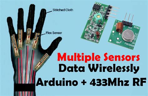 How to Send Multiple Sensors Data wirelessly using Arduino & 433Mhz RF Rx Tx