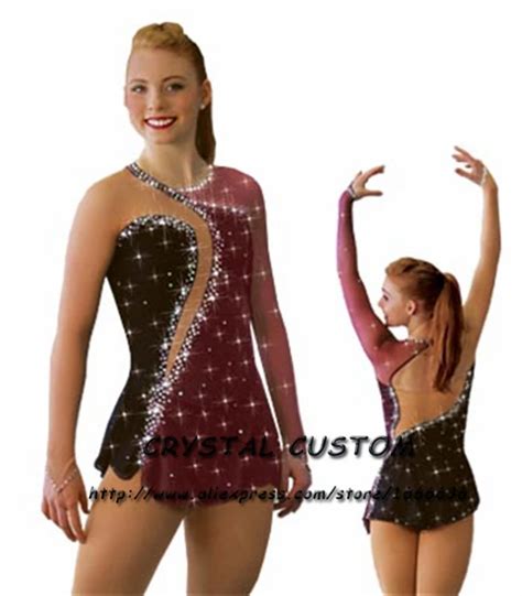 Girls Figure Ice Skating Dresses Graceful New Brand Figure Skating Competition Dress DR4110-in ...