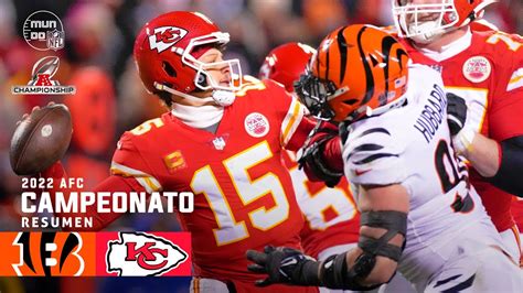 Cincinnati Bengals vs. Kansas City Chiefs | CAMPEONATO AFC NFL 2022 | Resumen Highlights | 2023 ...