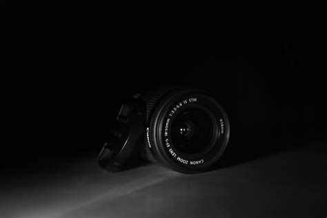 Black Dslr Camera With Black Background · Free Stock Photo