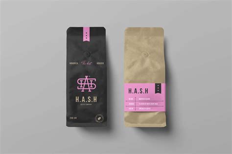 Free Coffee Bags Mockups (PSD)