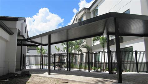 Aluminum Walkways and Canopies - Awning Works Inc.