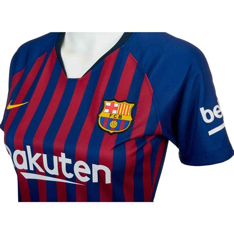 Nike Barcelona Home Jersey - Womens 2018-19 - SoccerPro