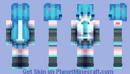 hatsune miku 🦋 Minecraft Skin