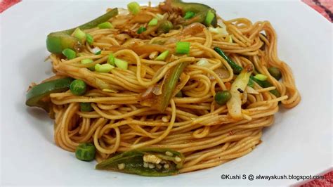 CANTON NOODLES - Cook with Kushi