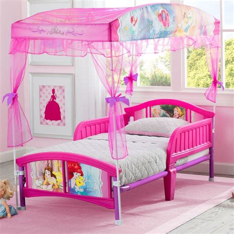 Princess Canopy Toddler Bed – Delta Children