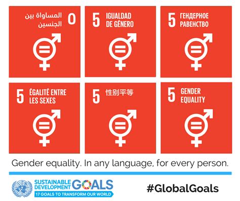 Goal of the Week: Goal 5 Gender Equality | United Nations