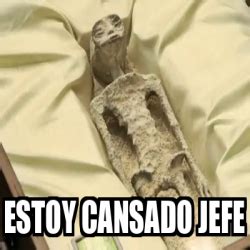 Meme Personalizado - ESTOY CANSADO JEFE - 33200429