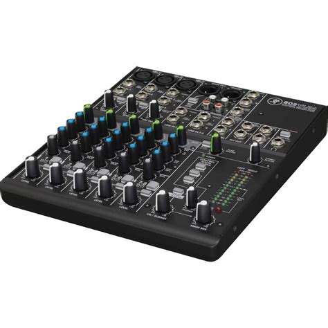 Mackie 802VLZ4 Ultra Compact 8-Channel Mic/Line Audio Mixer with 3 Onyx ...