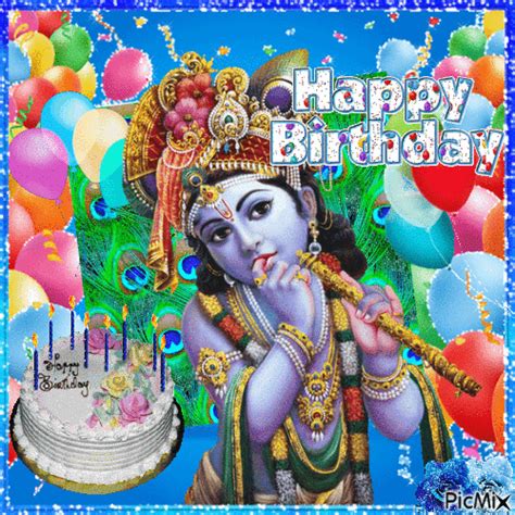 Happy Birthday Krishna - Free animated GIF - PicMix