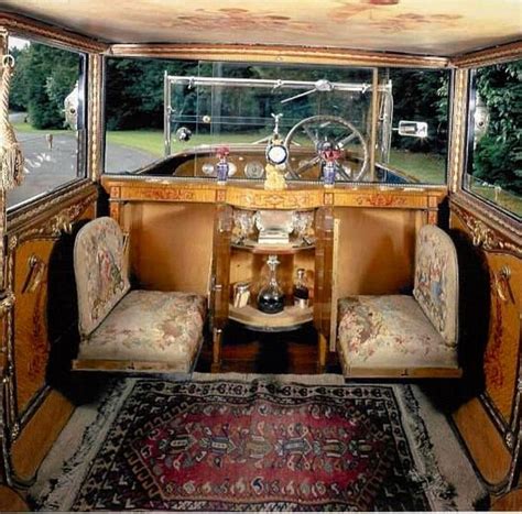 Interior of a Rolls Royce 1926 Phantom. I have stayed in worse 5-star ...