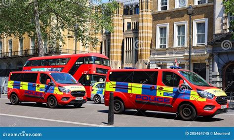 London Metropolitan Police Car, Editorial Image - Image of wide ...