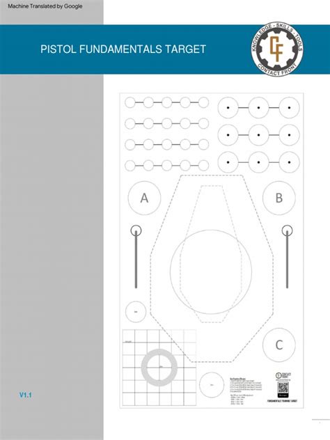 Pistol Fundamentals Target Training Drills | PDF | Trigger (Firearms ...