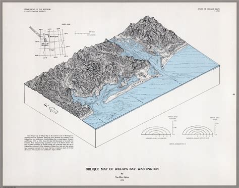 Oblique Map of Willapa Bay, Washington. : U.S. Geological Survey : Free Download, Borrow, and ...