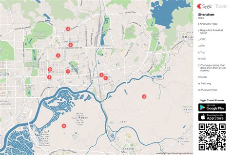 Shenzhen Printable Tourist Map | Sygic Travel