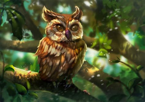 Owl Colorful Art Wallpaper,HD Artist Wallpapers,4k Wallpapers,Images,Backgrounds,Photos and Pictures