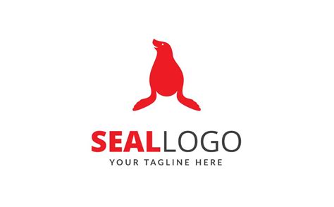 Seal Logo Template #68616 - TemplateMonster | Logo templates, Seal logo ...