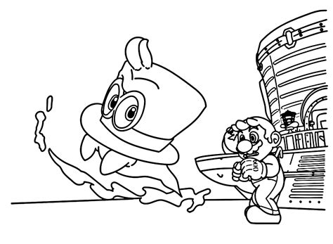 29 Super Mario Odyssey Coloring Pages - ColoringPagesOnly.com