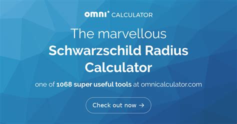 Schwarzschild Radius Calculator - Omni