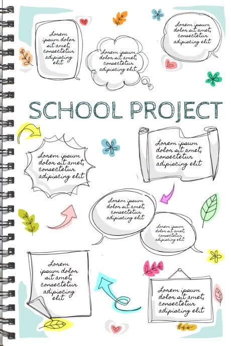 School Project Poster Presentation Template | PosterMyWall