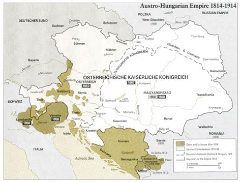 Austro-Hungarian Empire Map (1814-1914) - Philatelic Database