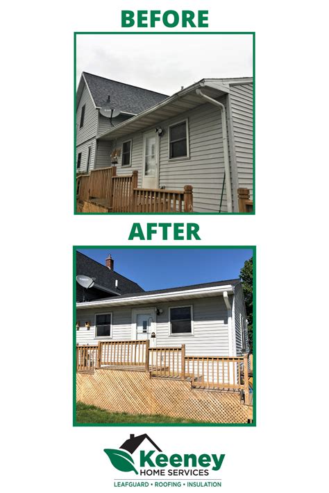 Before and after leafguard gutter installation in wisconsin – Artofit