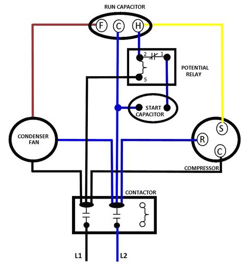 A C Compressor Fan Wiring Diagram